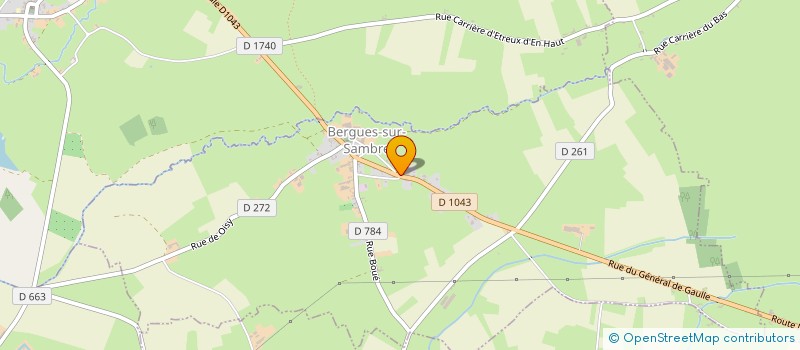 localisation de l'entreprise MONSIEUR SEBASTIEN DELMOTTE  BERGUES-SUR-SAMBRE