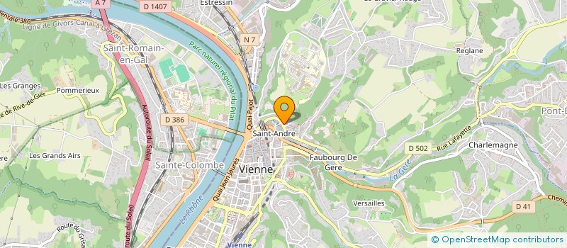 localisation de l'entreprise MONSIEUR SEBASTIEN DELOLME à VIENNE