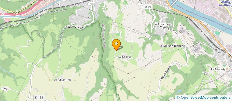 localisation de l'entreprise MONSIEUR SEBASTIEN DELORME  GIVORS