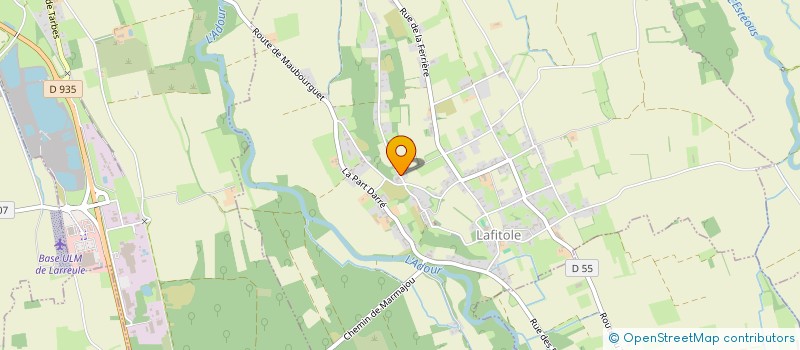 localisation de l'entreprise MONSIEUR SEBASTIEN DELOS  LAFITOLE