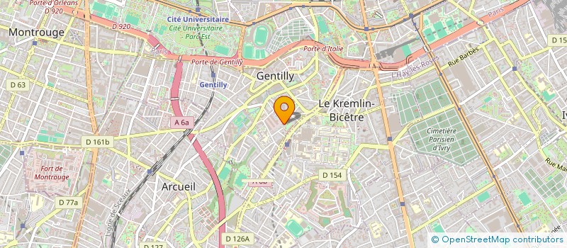 localisation de l'entreprise MONSIEUR SEBASTIEN DELOUVY  GENTILLY