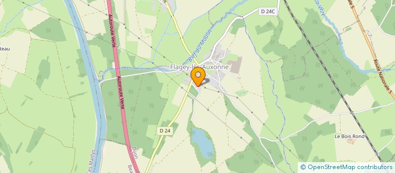 localisation de l'entreprise MONSIEUR SEBASTIEN DELPERIE-ARNOUX  FLAGEY-LES-AUXONNE