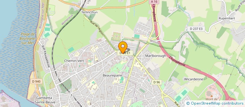 localisation de l'entreprise MONSIEUR SEBASTIEN DELPIERRE à BOULOGNE-SUR-MER