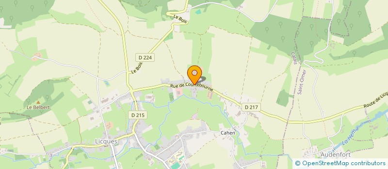 localisation de l'entreprise MONSIEUR SEBASTIEN DEMILLY  LICQUES