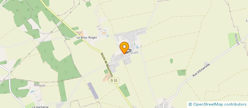 localisation de l'entreprise MONSIEUR SEBASTIEN DENEAU  BARQUET