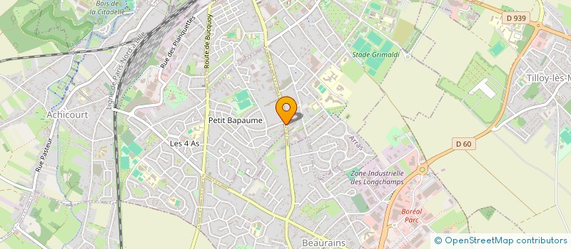 localisation de l'entreprise MONSIEUR SEBASTIEN DENIS à ARRAS