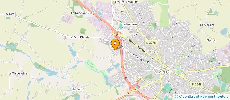 localisation de l'entreprise MONSIEUR SEBASTIEN DENIS à AIZENAY