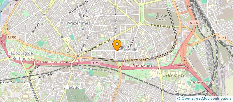 localisation de l'entreprise MONSIEUR SEBASTIEN DENOLF à LILLE