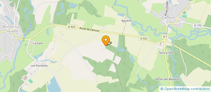 localisation de l'entreprise MONSIEUR SEBASTIEN DEPEINT  ARGENT-SUR-SAULDRE