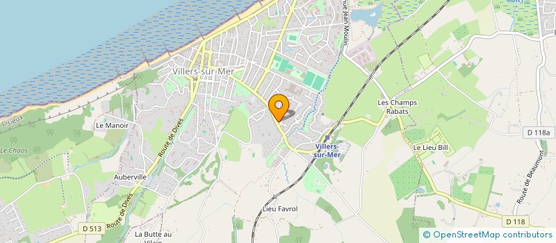 localisation de l'entreprise MONSIEUR SEBASTIEN DEPITRE  VILLERS-SUR-MER