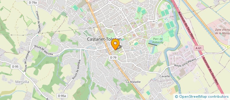 localisation de l'entreprise MONSIEUR SEBASTIEN DEPORTE à CASTANET-TOLOSAN
