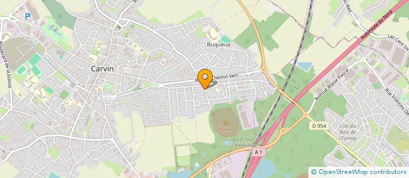 localisation de l'entreprise MONSIEUR SEBASTIEN DERACHE  CARVIN