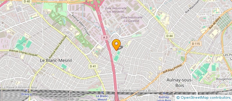 localisation de l'entreprise MONSIEUR SEBASTIEN DERANGEON  AULNAY-SOUS-BOIS