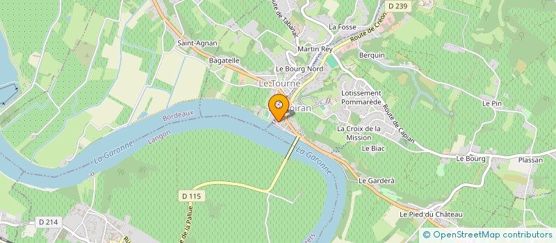 localisation de l'entreprise MONSIEUR SEBASTIEN DEROO  LANGOIRAN