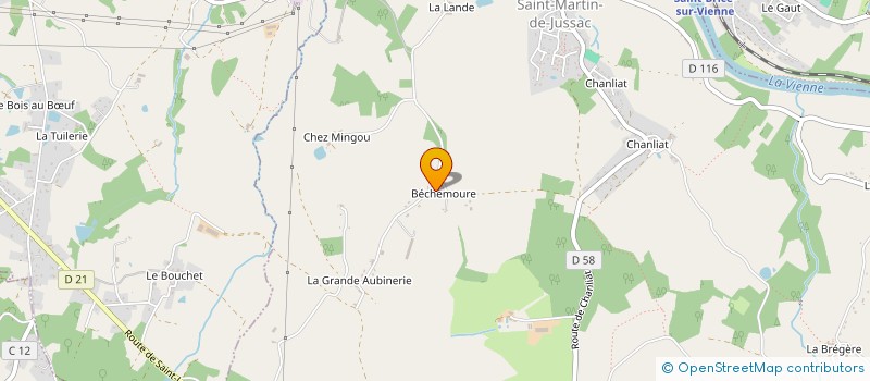 localisation de l'entreprise MONSIEUR SEBASTIEN DESAULIERES à SAINT-MARTIN-DE-JUSSAC