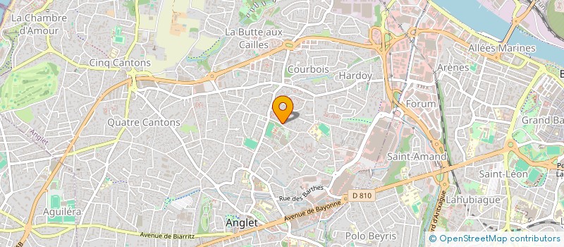 localisation de l'entreprise MONSIEUR SEBASTIEN DESBENOIT  ANGLET