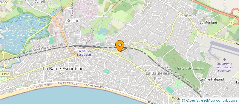 localisation de l'entreprise MONSIEUR SEBASTIEN DESBOIS à LA BAULE-ESCOUBLAC