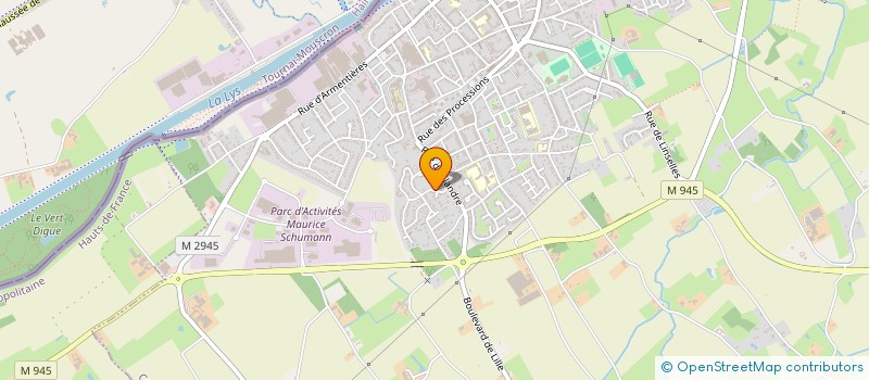 localisation de l'entreprise MONSIEUR SEBASTIEN DESBONNEZ à COMINES