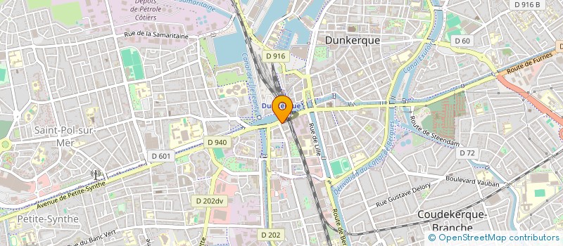 localisation de l'entreprise MONSIEUR SEBASTIEN DESCAMPS à DUNKERQUE