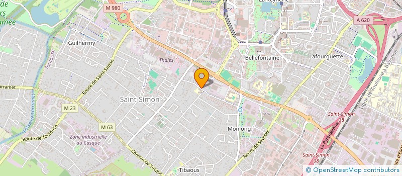 localisation de l'entreprise MONSIEUR SEBASTIEN DESCAS  TOULOUSE