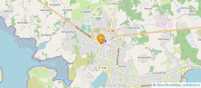 localisation de l'entreprise MONSIEUR SEBASTIEN DESCHAMPS  CARNAC