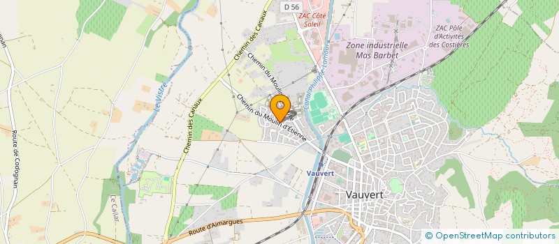 localisation de l'entreprise MONSIEUR SEBASTIEN DESERT-LACAY  VAUVERT