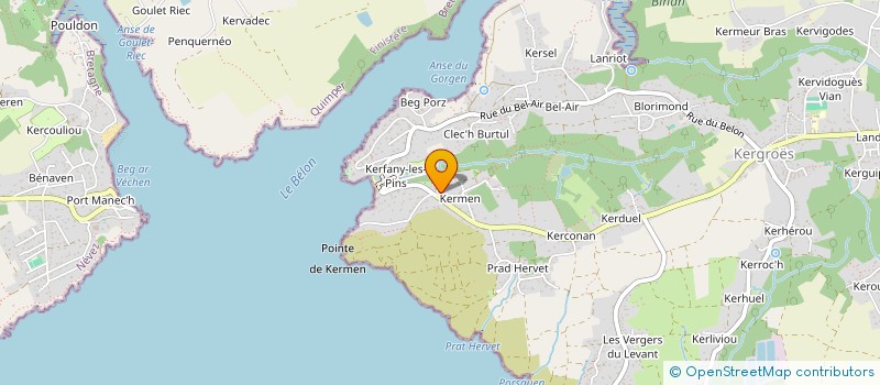 localisation de l'entreprise MONSIEUR SEBASTIEN DESGRE  MOELAN-SUR-MER