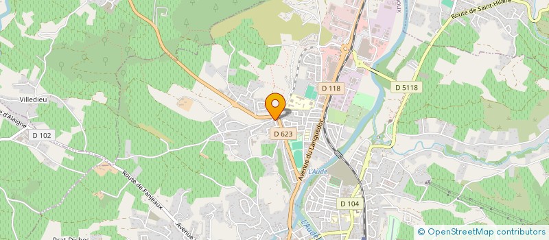 localisation de l'entreprise MONSIEUR SEBASTIEN DESHAYES à LIMOUX