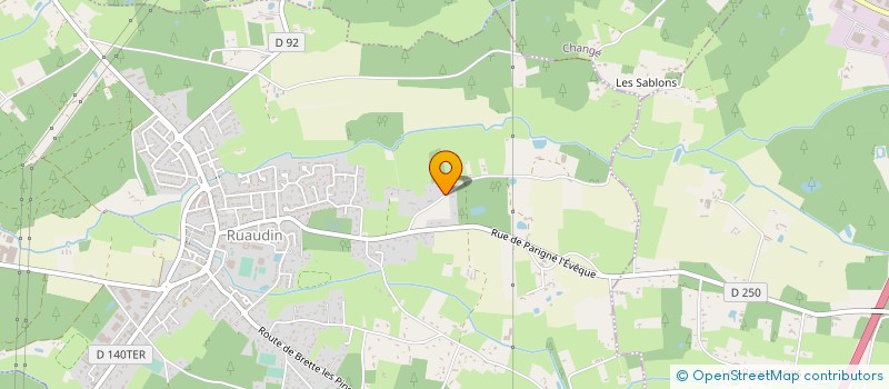 localisation de l'entreprise MONSIEUR SEBASTIEN DESLANDES  RUAUDIN