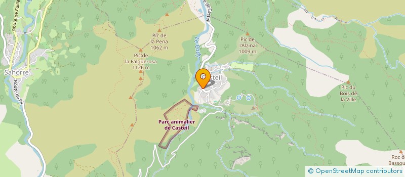 localisation de l'entreprise MONSIEUR SEBASTIEN DESMARECAUX  CASTEIL