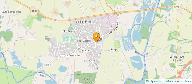 localisation de l'entreprise MONSIEUR SEBASTIEN DESMARETS  CHAVAGNE