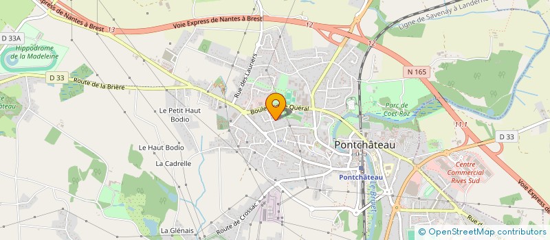 localisation de l'entreprise MONSIEUR SEBASTIEN DESMAS  PONTCHATEAU