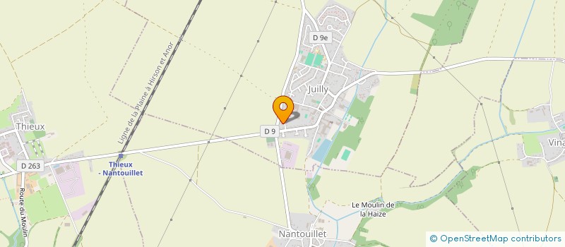 localisation de l'entreprise MONSIEUR SEBASTIEN DESMOLLES à JUILLY