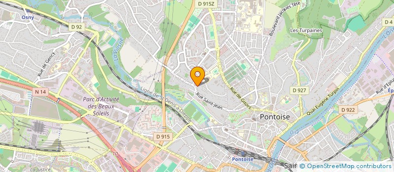 localisation de l'entreprise MONSIEUR SEBASTIEN DESNOUES  PONTOISE