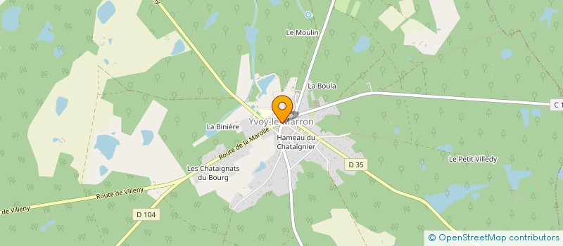 localisation de l'entreprise MONSIEUR SEBASTIEN DESPIERRES à YVOY-LE-MARRON