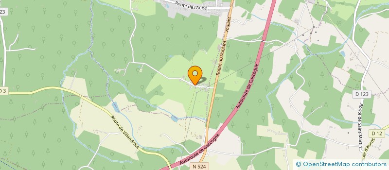 localisation de l'entreprise MONSIEUR SEBASTIEN DESPLATS  LE NIZAN