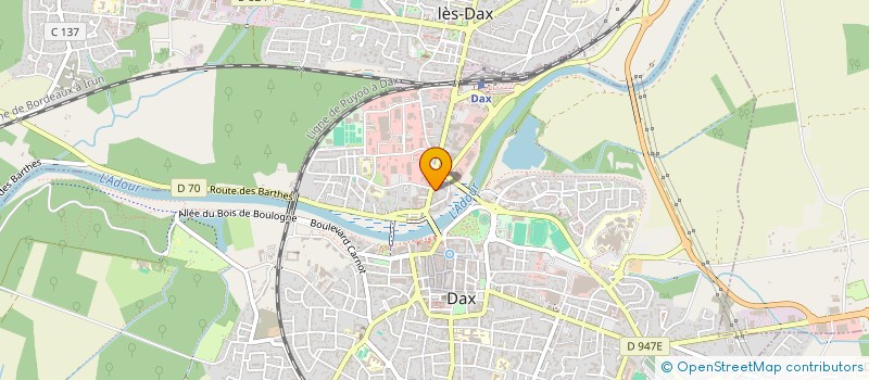 localisation de l'entreprise MONSIEUR SEBASTIEN DESPUJOLS  DAX