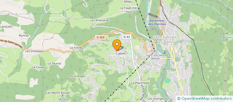 localisation de l'entreprise MONSIEUR SEBASTIEN DESRIEUX  SAINT-GERVAIS-LES-BAINS