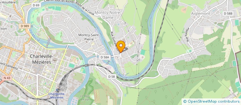 localisation de l'entreprise MONSIEUR SEBASTIEN DESSAILLY  MONTCY-NOTRE-DAME