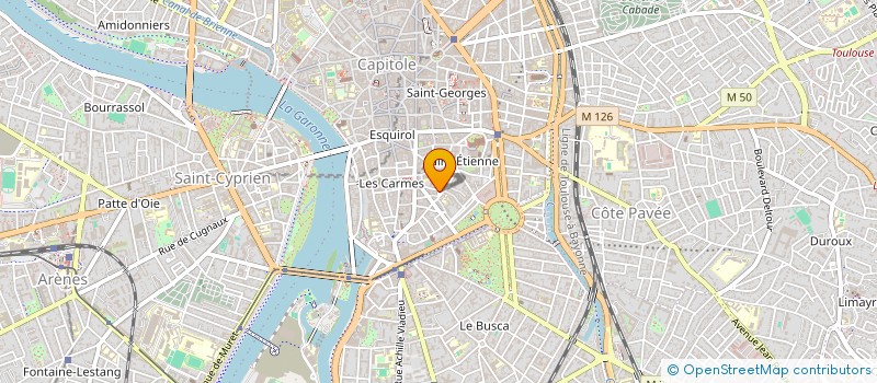 localisation de l'entreprise MONSIEUR SEBASTIEN DESSIGNY  TOULOUSE