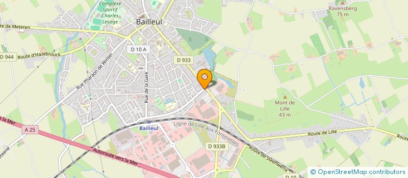 localisation de l'entreprise MONSIEUR SEBASTIEN DETHOOR à BAILLEUL