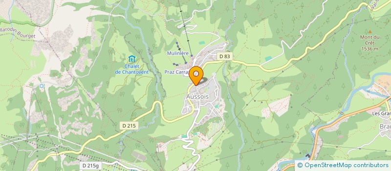 localisation de l'entreprise MONSIEUR SEBASTIEN DETIENNE  AUSSOIS