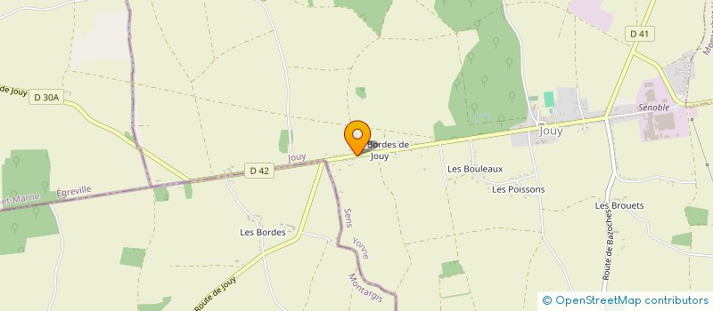 localisation de l'entreprise MONSIEUR SEBASTIEN DEVIS à JOUY