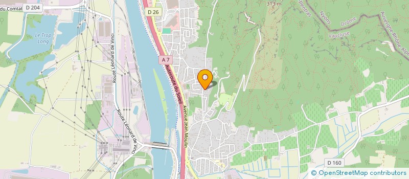 localisation de l'entreprise MONSIEUR SEBASTIEN DEVOS  BOLLENE