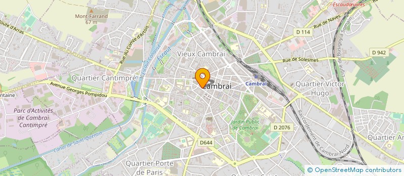 localisation de l'entreprise MONSIEUR SEBASTIEN DEVULDER à CAMBRAI