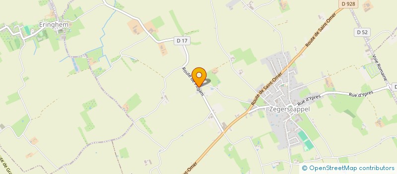 localisation de l'entreprise MONSIEUR SEBASTIEN DEWORME  ZEGERSCAPPEL