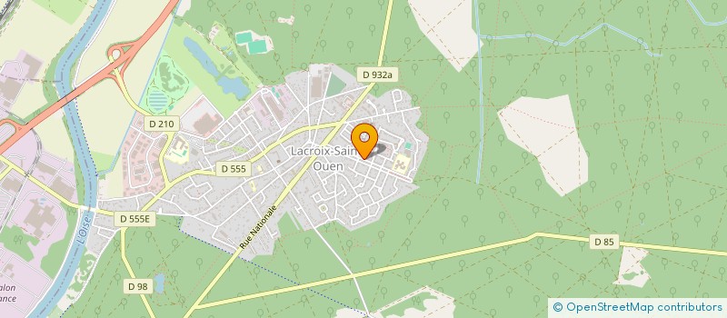 localisation de l'entreprise MONSIEUR SEBASTIEN DHOURY  LACROIX ST OUEN