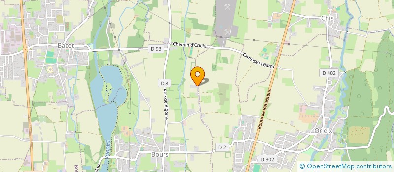 localisation de l'entreprise MONSIEUR SEBASTIEN DHUGUES  BOURS