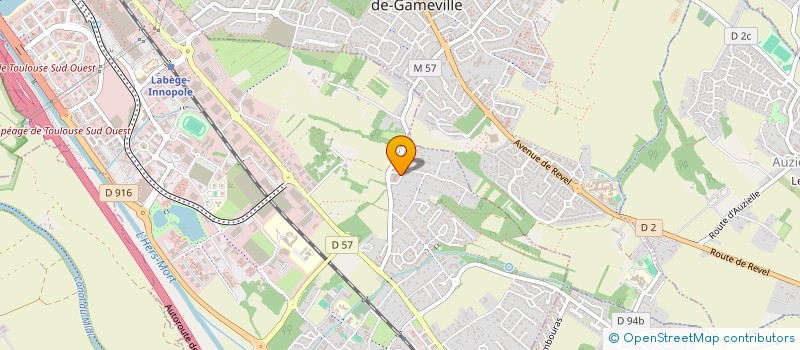 localisation de l'entreprise MONSIEUR SEBASTIEN DI MERCURIO  LABEGE