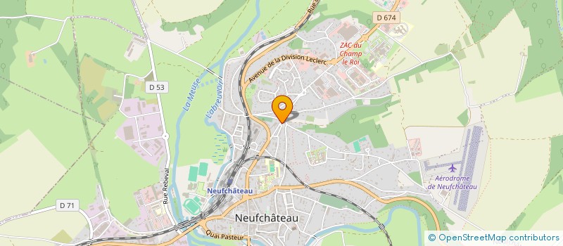 localisation de l'entreprise MONSIEUR SEBASTIEN DIDIER à NEUFCHATEAU